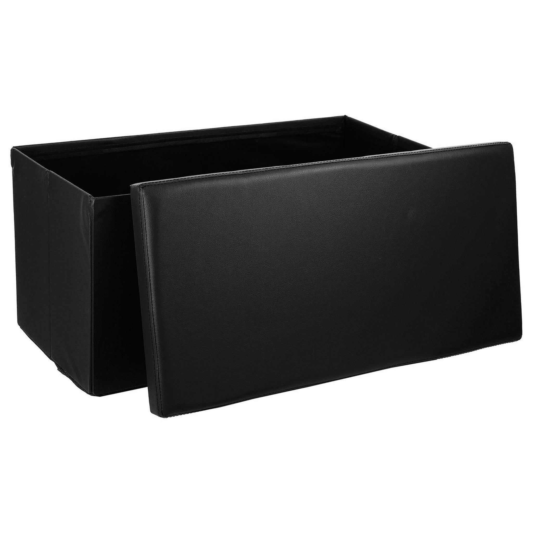 Voir la diapositive 2 : ATMOSPHERA Banquette coffre pliable Loft - L. 76 x H. 37,5 cm