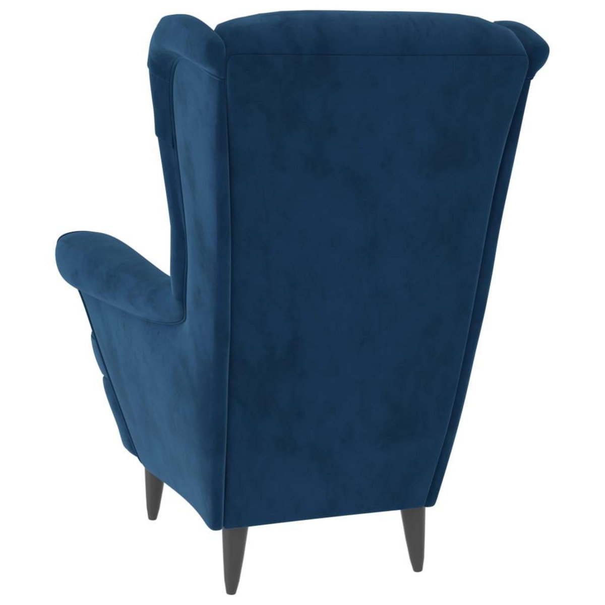 VIDAXL Fauteuil bleu velours