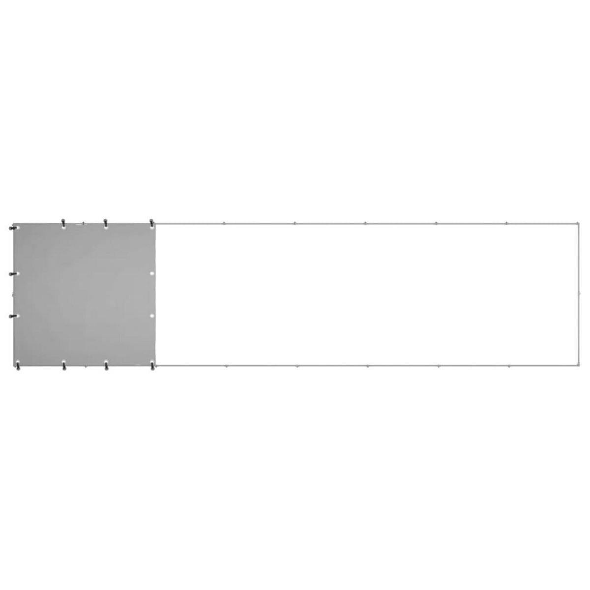 VIDAXL Chenil Argente 4,84 m^2 Acier