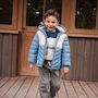 Voir la diapositive 6 : Petit Béguin Doudoune enfant imperméable doublée polaire avec capuche Tao