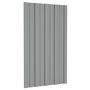 Voir la diapositive 3 : VIDAXL Panneaux de toiture 12 pcs Acier galvanise Gris 80x45 cm