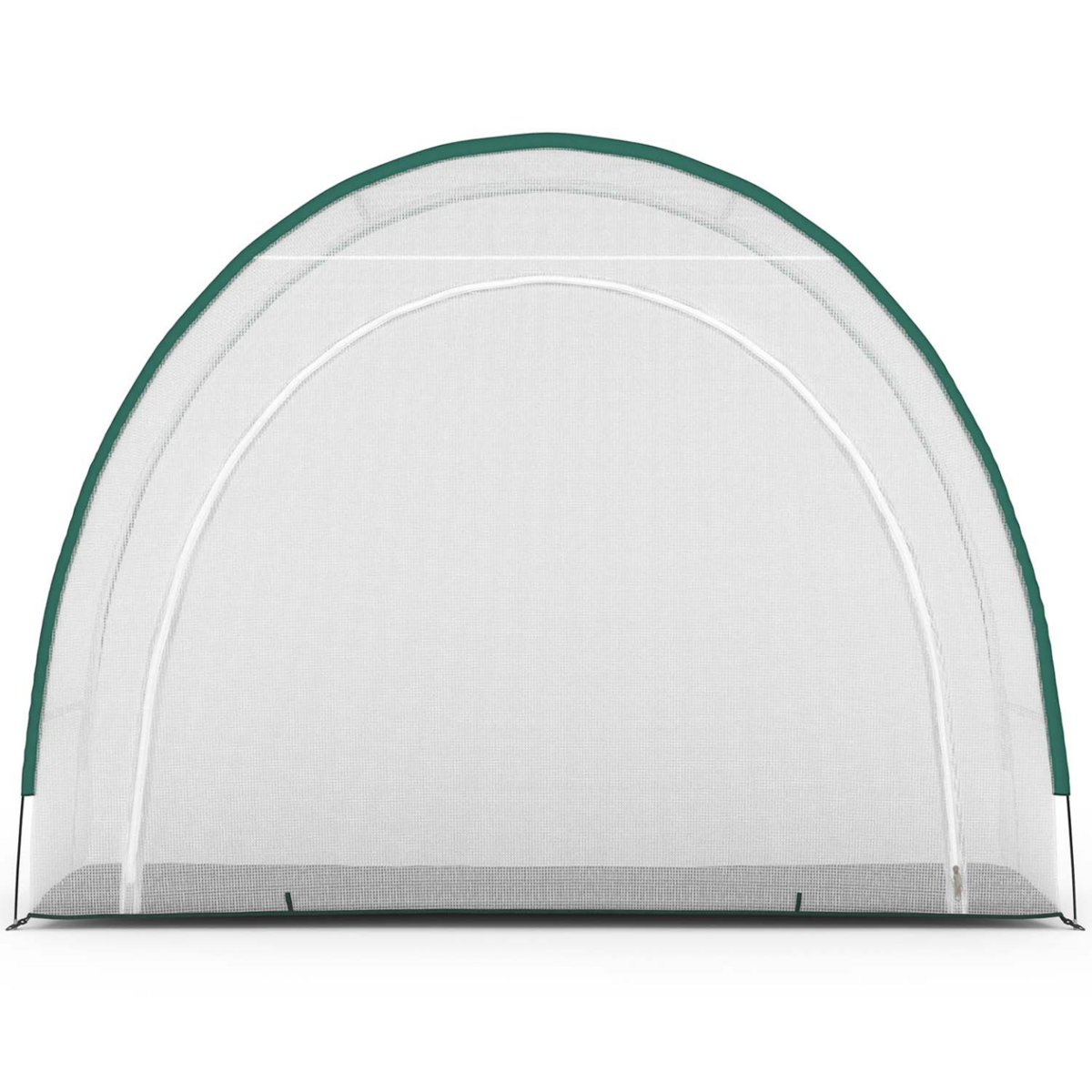 ID MARKET Serre d'hivernage demi lune 300 x 80 x 220 cm balcon et terrasse