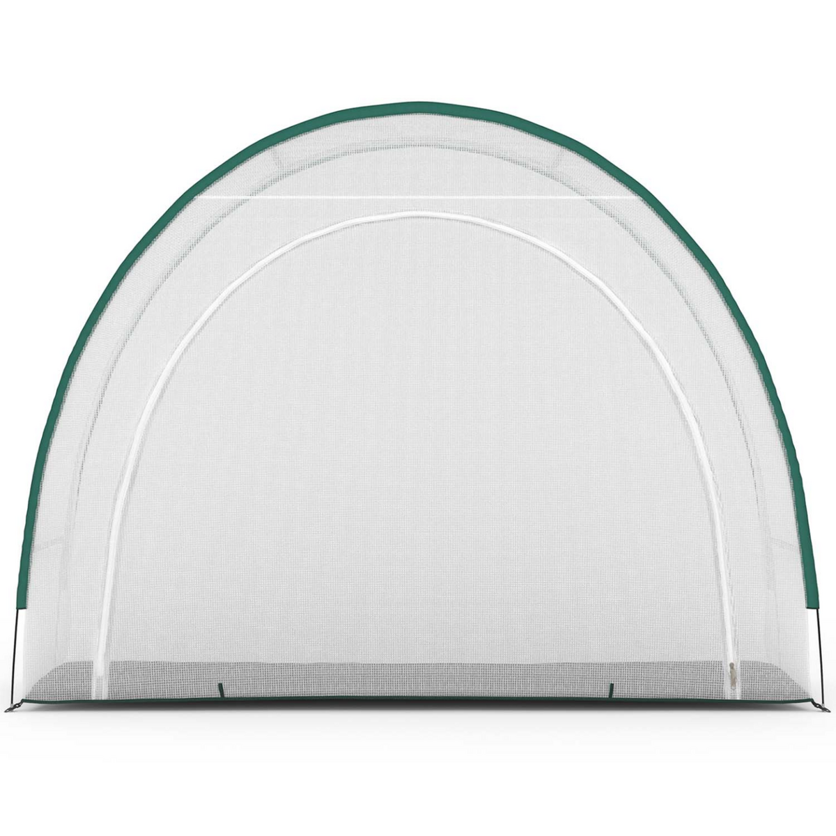 ID MARKET Serre d'hivernage demi lune 300 x 80 x 220 cm balcon et terrasse