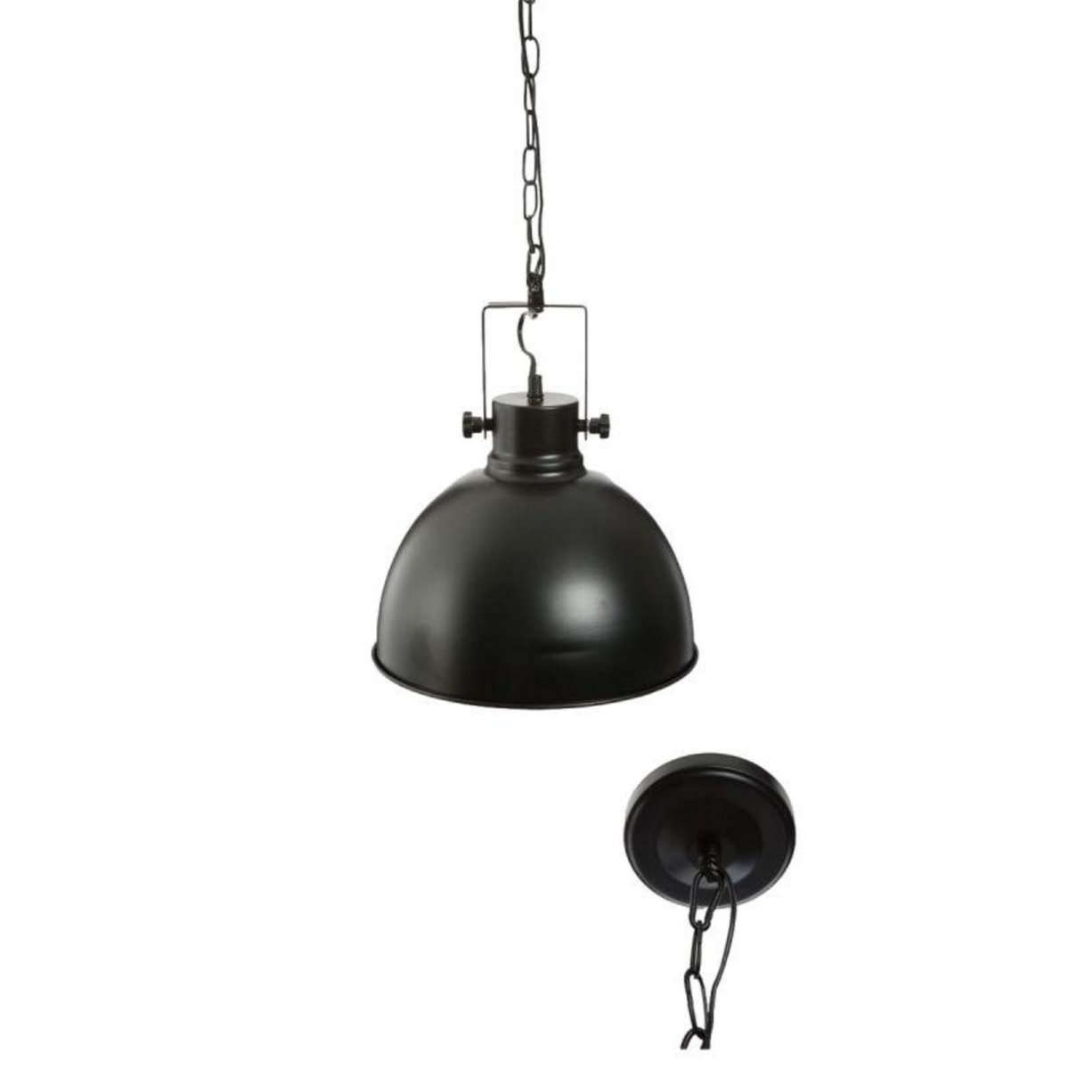 ATMOSPHERA Suspension  Basalt  noire métal Diamètre 30 cm d'Atmosphera