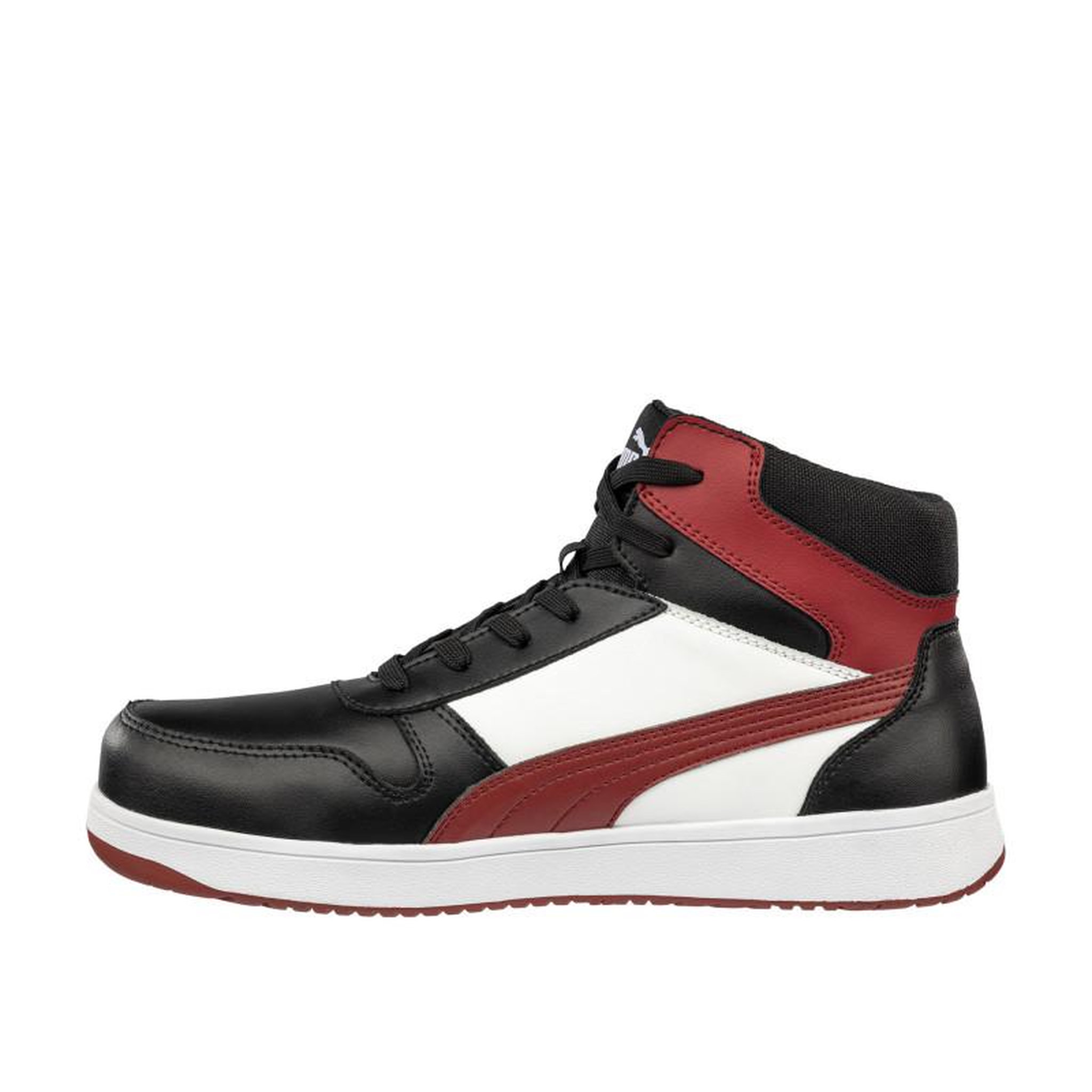 Voir la diapositive 3 : PUMA Chaussure de sécurité Frontcourt noir blanc rouge S3L P 42 PUMA 630050201000042