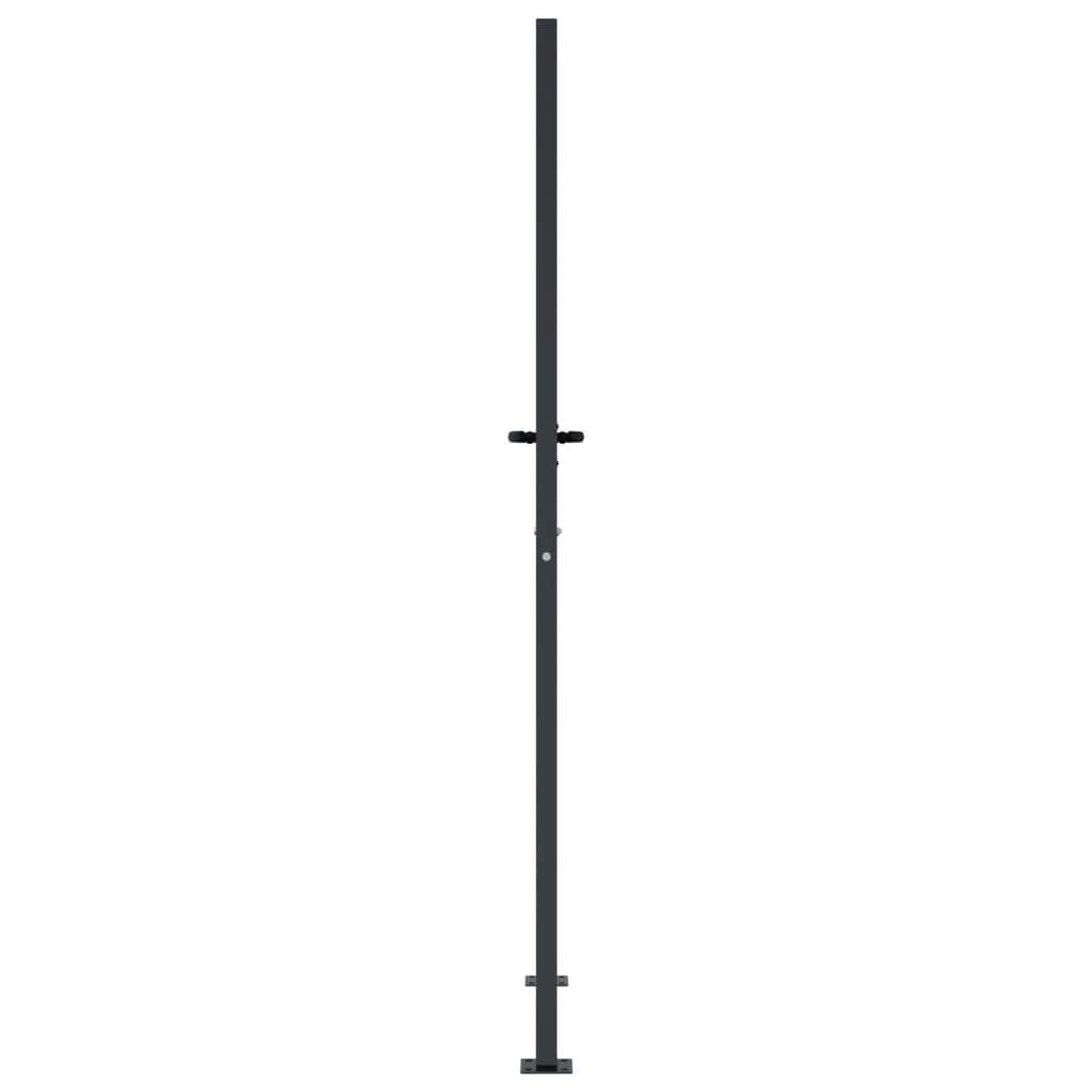 Voir la diapositive 5 : VIDAXL Portail de jardin anthracite 105x205 cm acier design de bambou