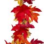Voir la diapositive 2 : ATMOSPHERA Guirlande de Feuilles Artificielles  James  180cm Orange