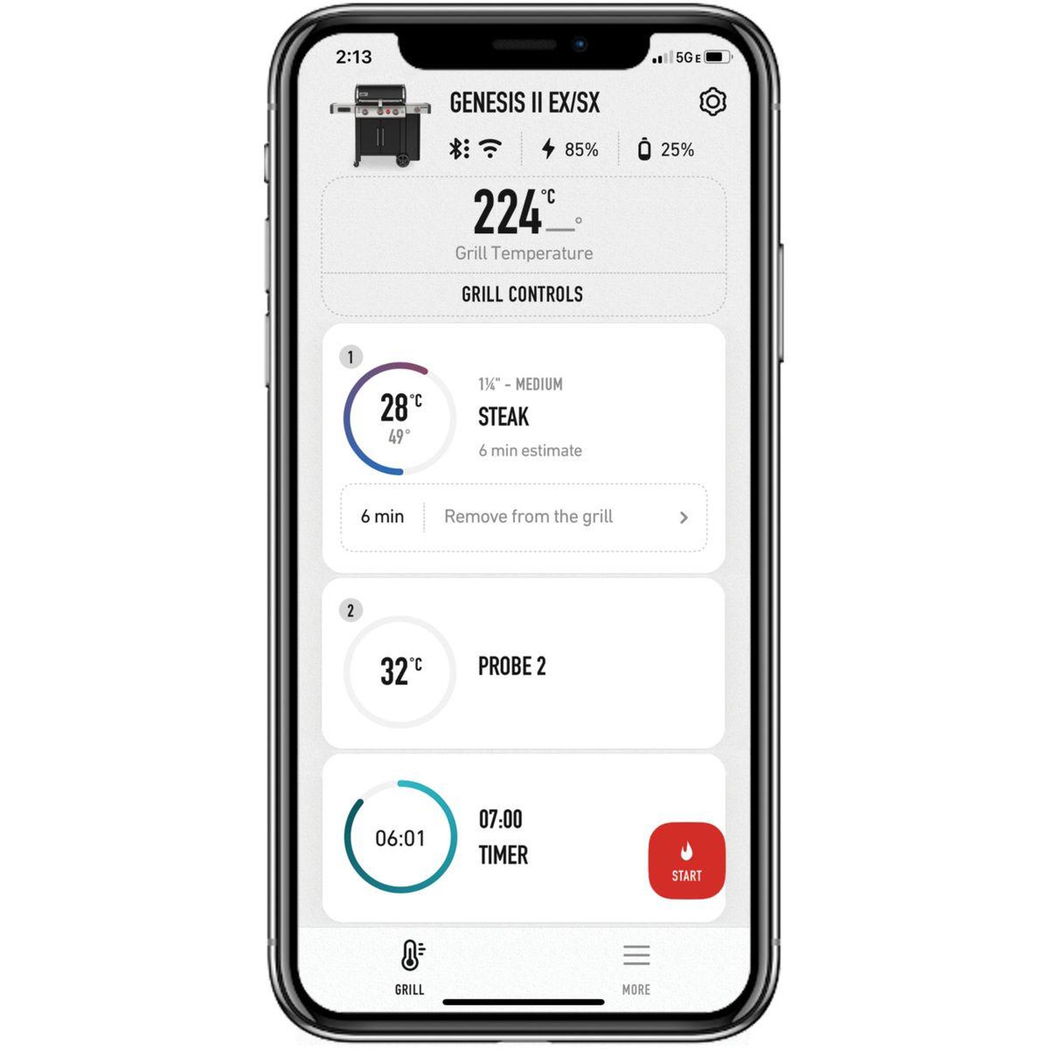 Voir la diapositive 2 : Weber Thermomètre de cuisson connect smart grilling hub