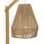 Voir la diapositive 3 : ATMOSPHERA Lampe à poser en arc Palm - Hauteur 55 cm - Beige