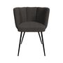 Voir la diapositive 5 : Rendez vous déco Lot de 2 chaises en tissu bouclé beige et pieds en métal - Cosette