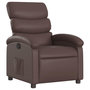 Voir la diapositive 2 : VIDAXL Fauteuil inclinable Marron Similicuir