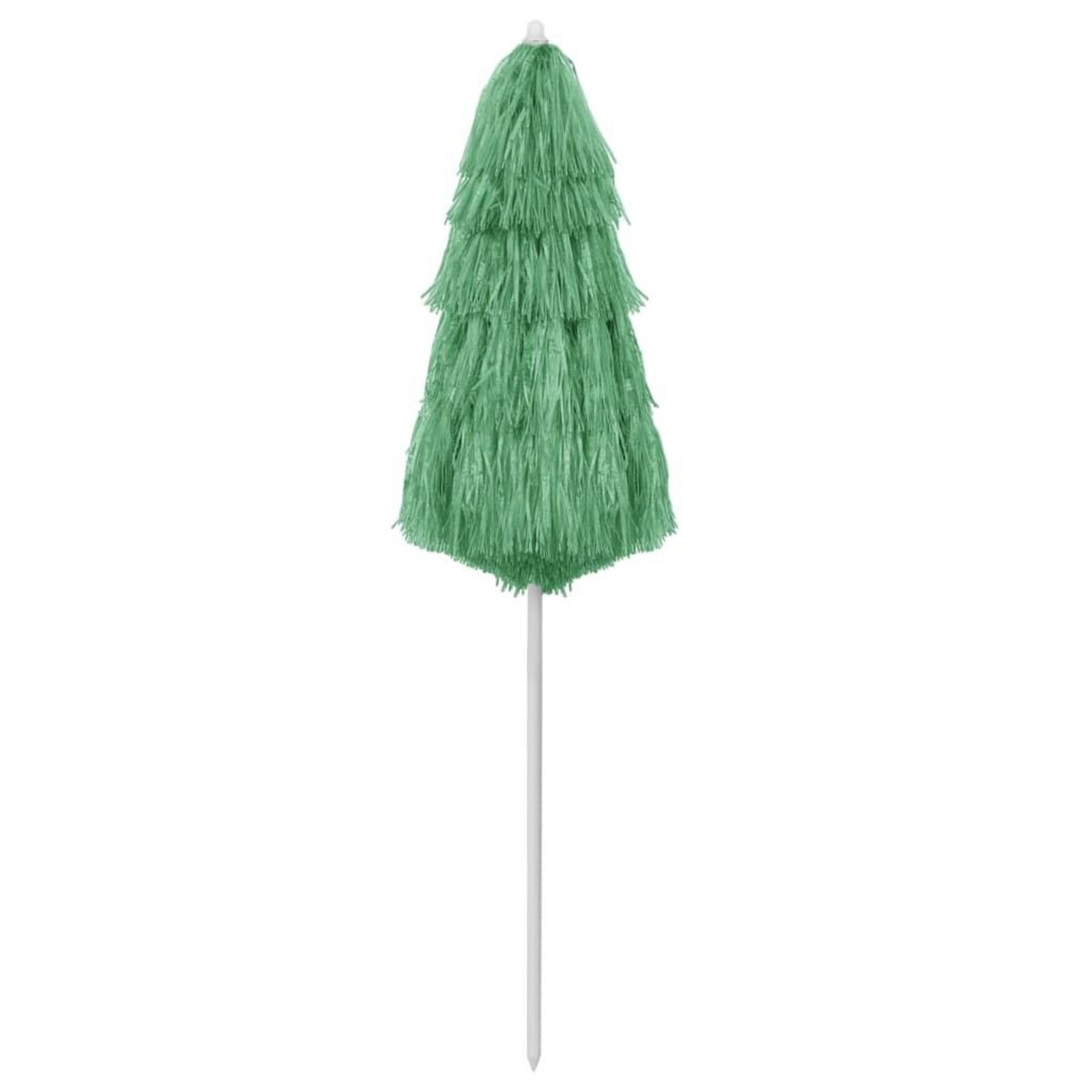 VIDAXL Parasol de plage Hawaii vert 180 cm