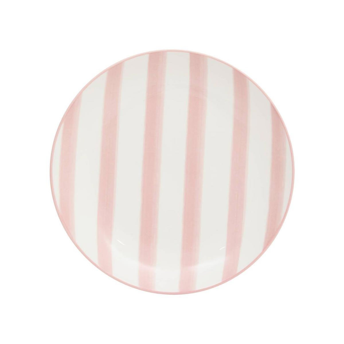SECRET DE GOURMET Lot de 6 Assiettes à Dessert  Charlie  19cm Rose