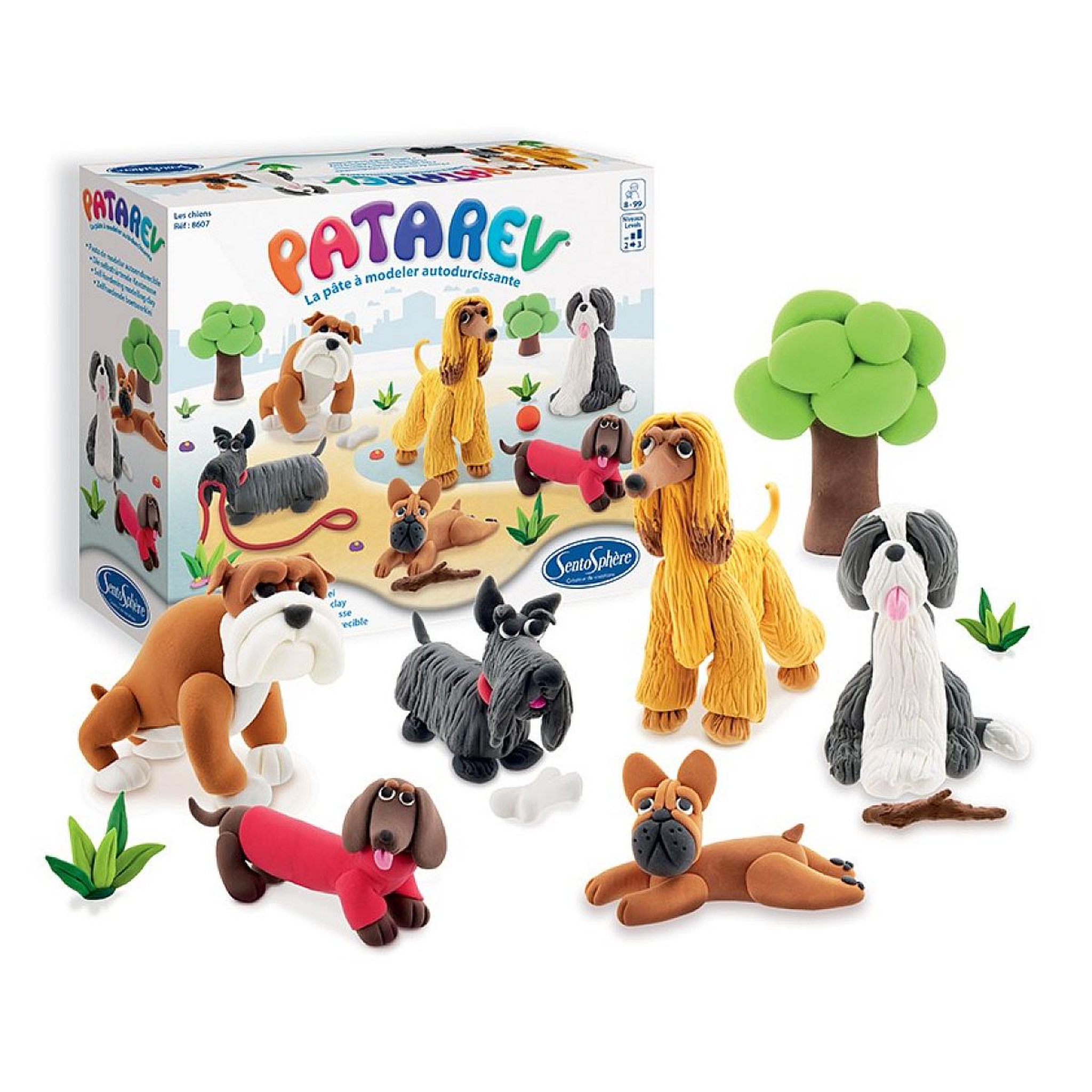 Voir la diapositive 2 : Sentosphere Coffret Patarev - Les chiens