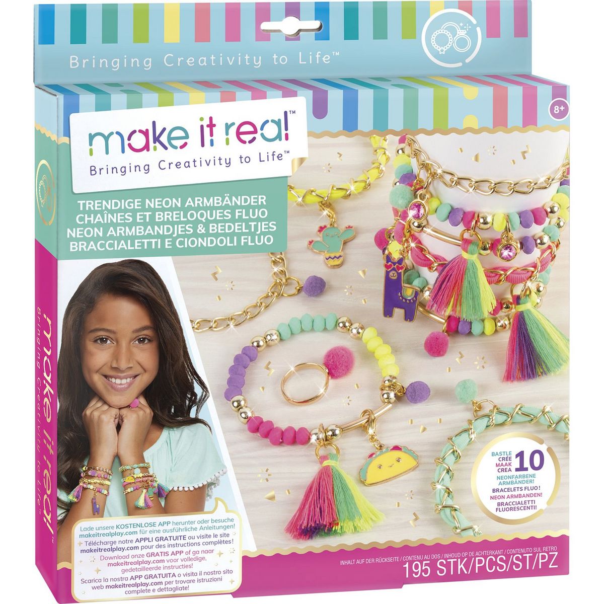 LANSAY Make it real - Chaine et breloque fluo