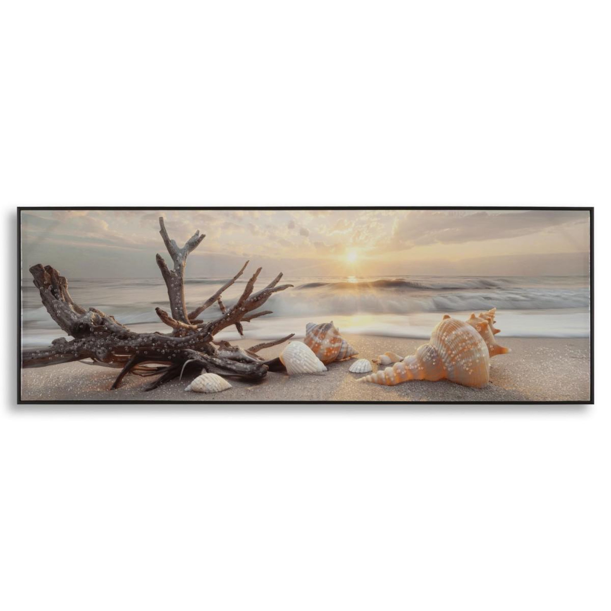 Paris Prix Tableau imprimé  beach ii  152x52cm multicolore