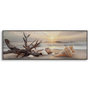 Voir la diapositive 1 : Paris Prix Tableau Imprimé  Beach II  152x52cm Multicolore