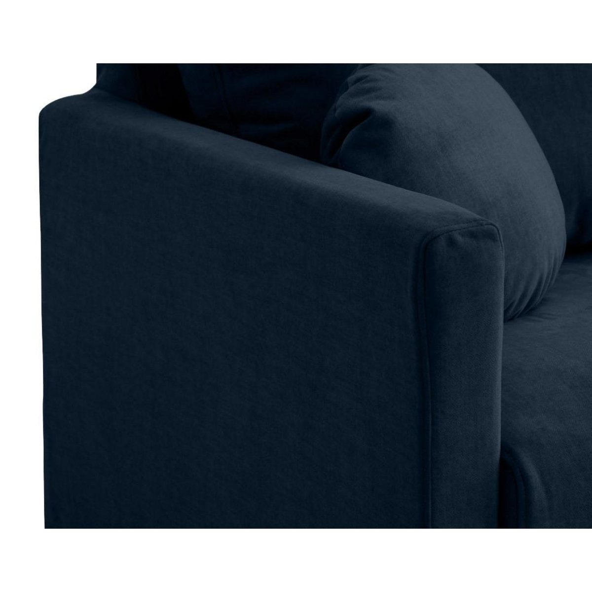 LISA DESIGN Serena - canapé droit déhoussable 2 places en velours