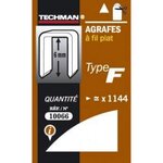 TECHMAN Agrafes 8 mm - type F