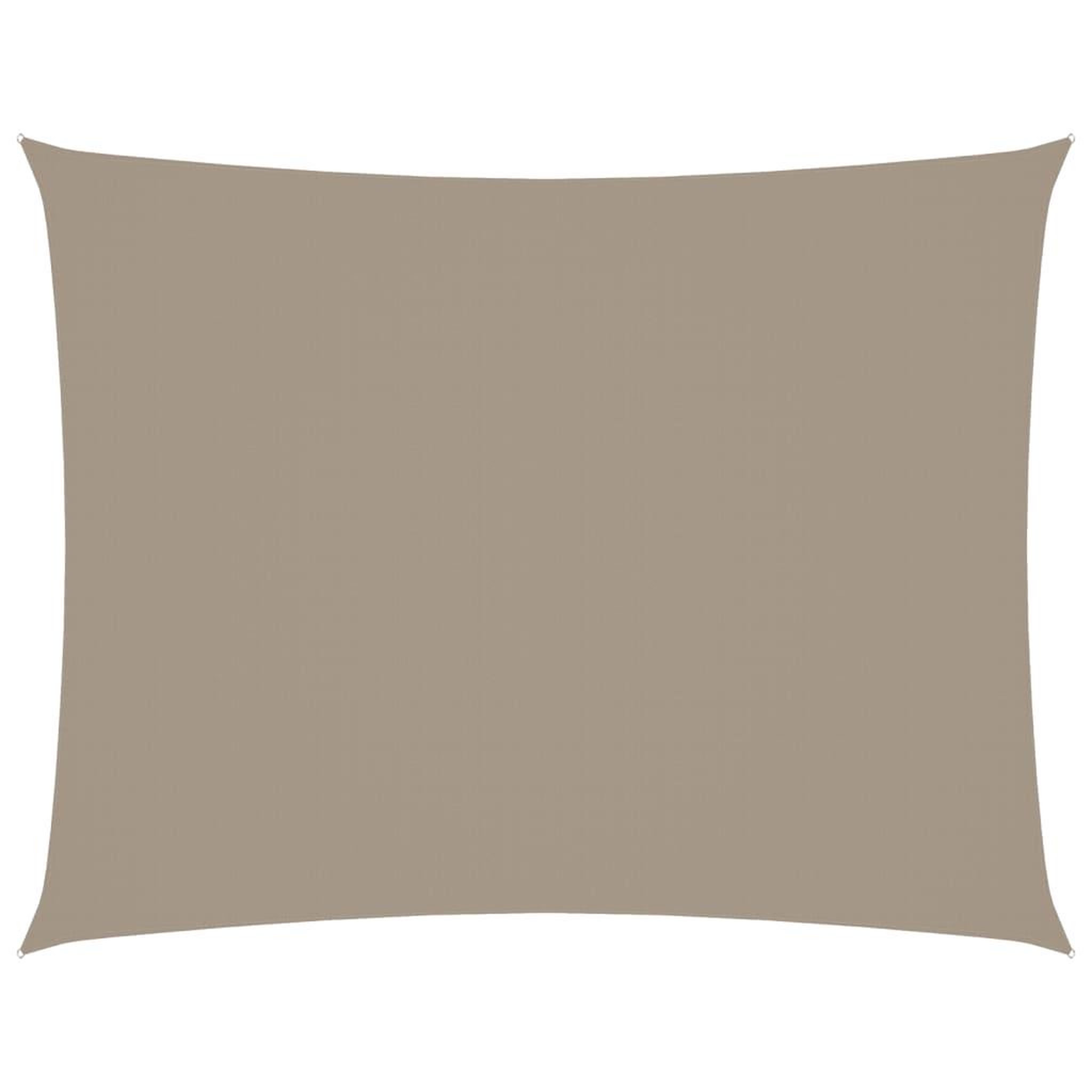 Voir la diapositive 2 : VIDAXL Voile de parasol tissu oxford rectangulaire 3x4 m taupe