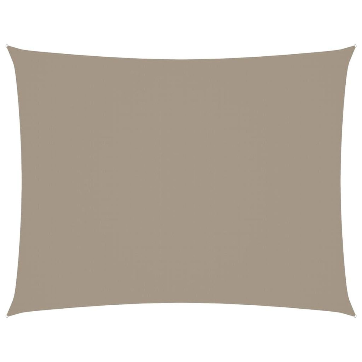 VIDAXL Voile de parasol tissu oxford rectangulaire 3x4 m taupe