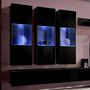 Voir la diapositive 2 : Paris Prix Meuble TV Mural Design  Fly II  320cm Noir