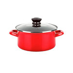 Fagor Casserole Fagor Optimax en acier émaillé rouge