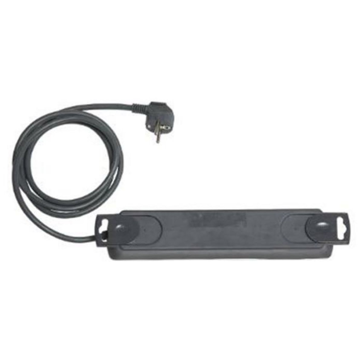 SMART SYSTEM Multiprise  6 Prises Terre  1,5M Blanc & Gris