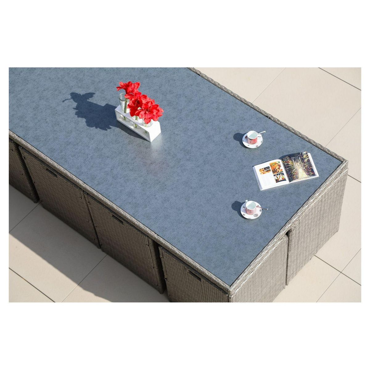 Salon repas de jardin 8 personnes AGATE