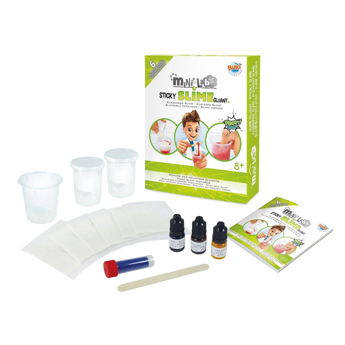 BUKI Mini lab slime gluant