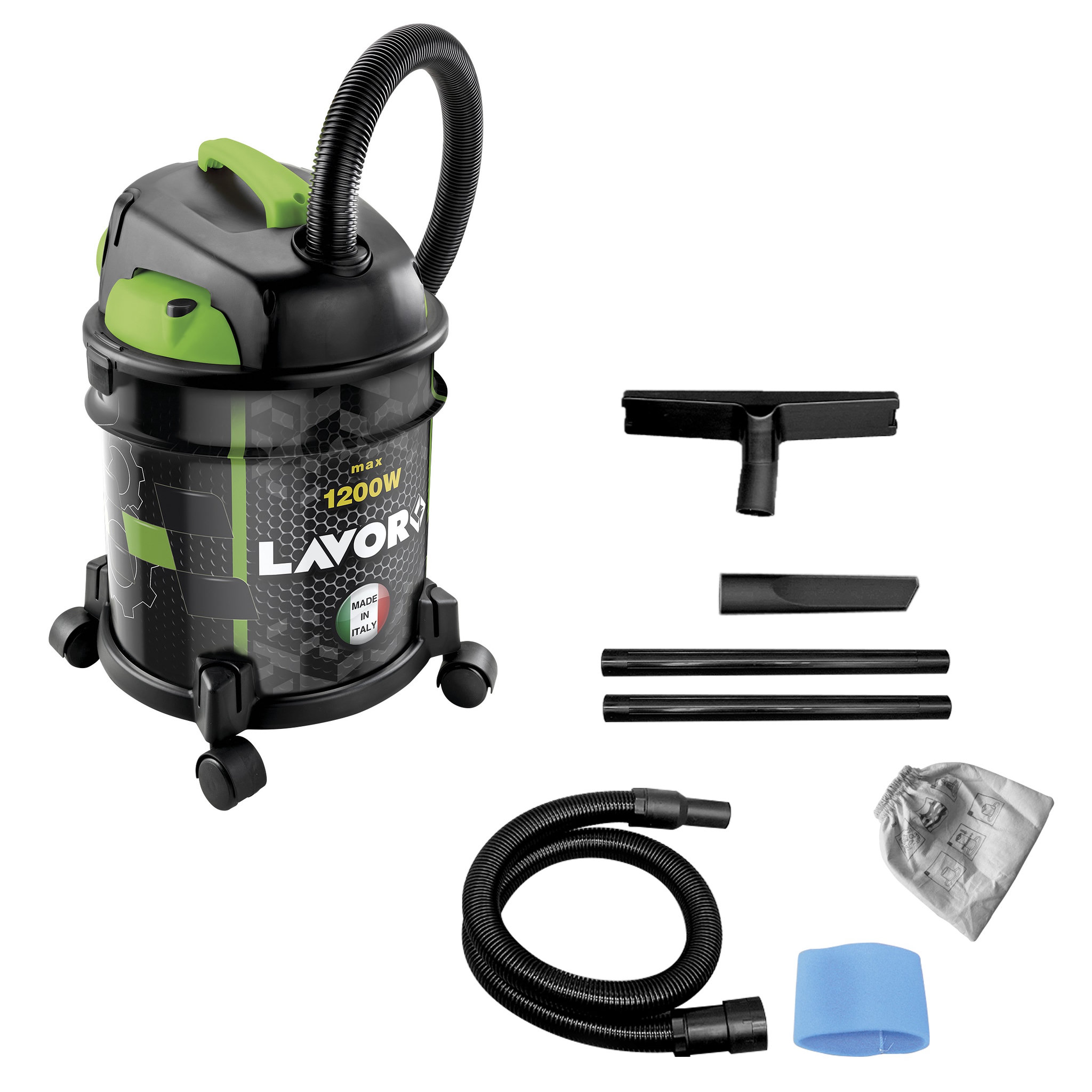 Voir la diapositive 1 : LAVOR Aspirateur eau et poussière Rudy 1200S - 1200W