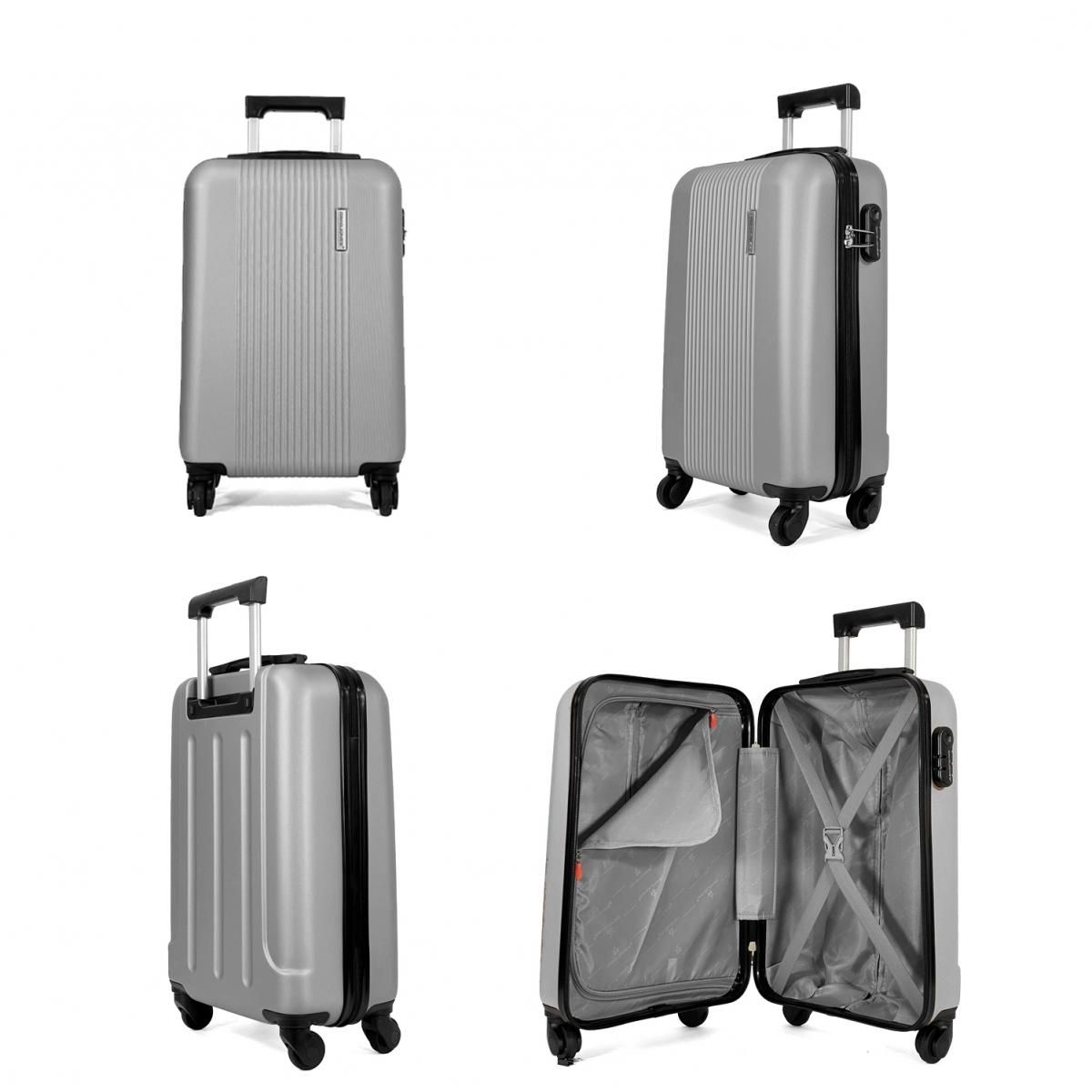 David Jones Lot 2 valises cabines rigides dont une 55cm et une underseat XS 45cm