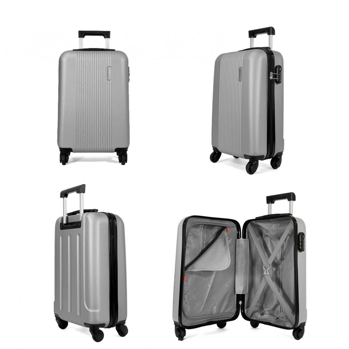 David Jones Lot 2 valises cabines rigides dont une 55cm et une underseat XS 45cm