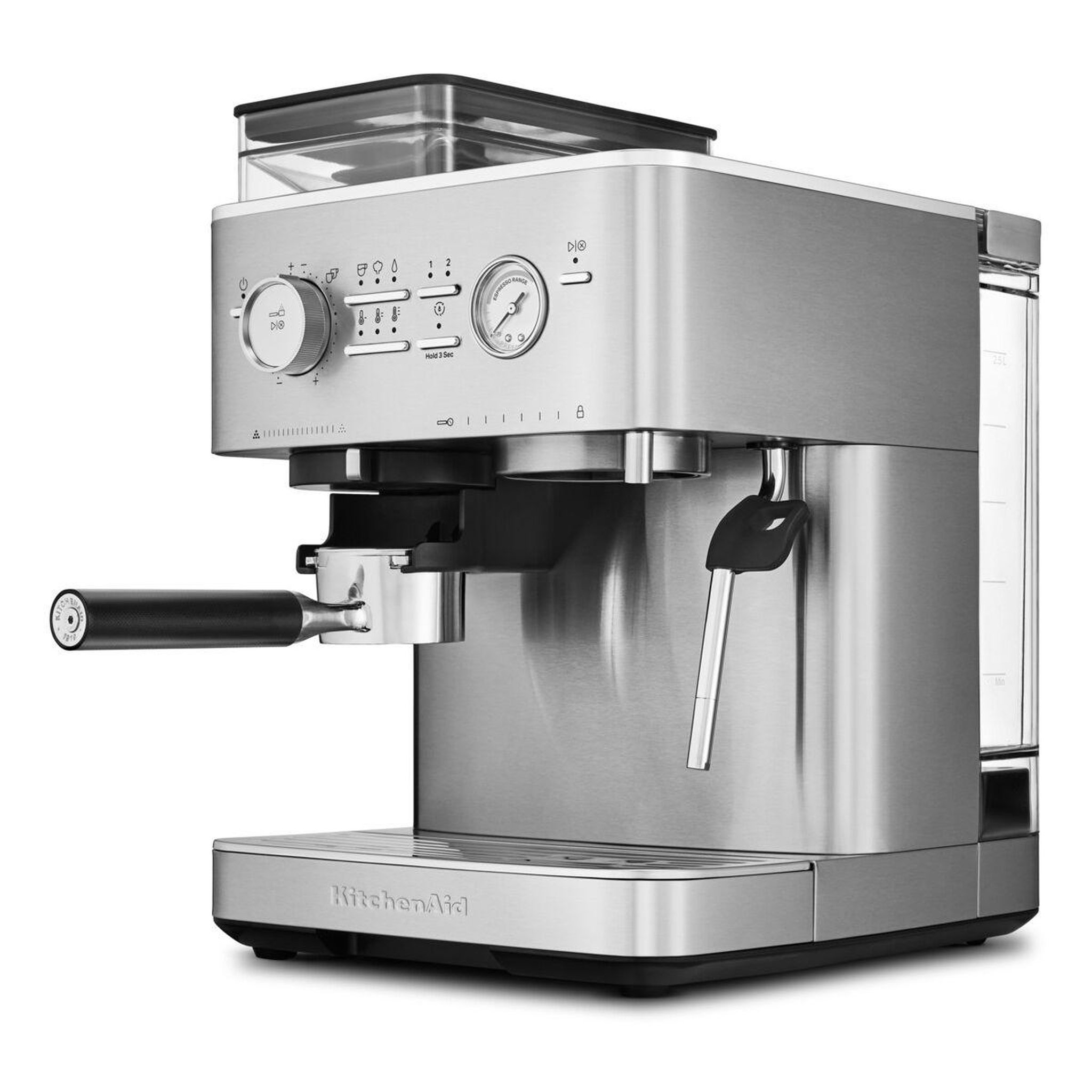 Voir la diapositive 2 : KitchenAid Machine à expresso 5KES6551ESX