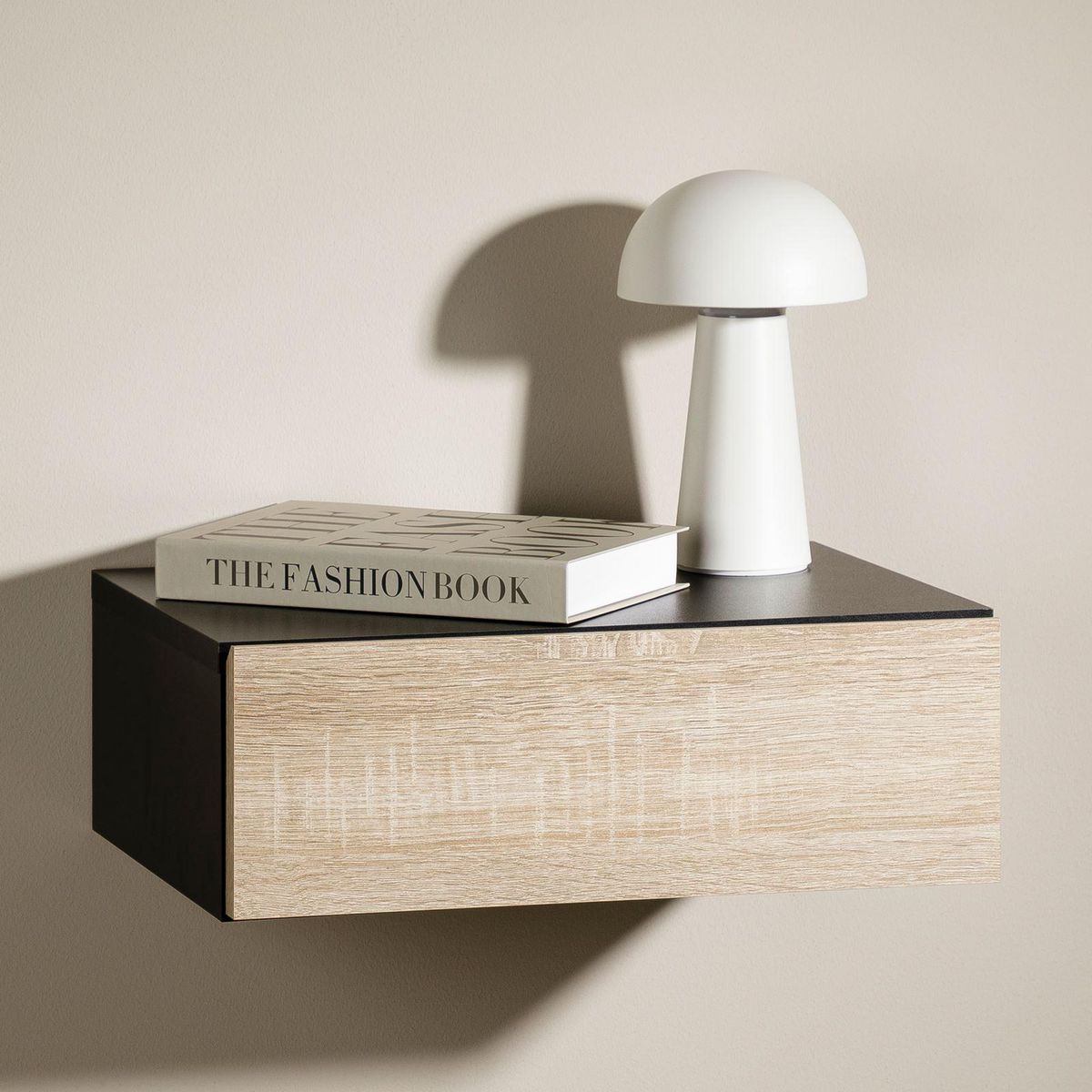 IDIMEX Chevet suspendu OCEANE, en bois