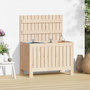 Voir la diapositive 1 : VIDAXL Boîte de rangement de jardin 76x42,5x54 cm Bois massif de pin
