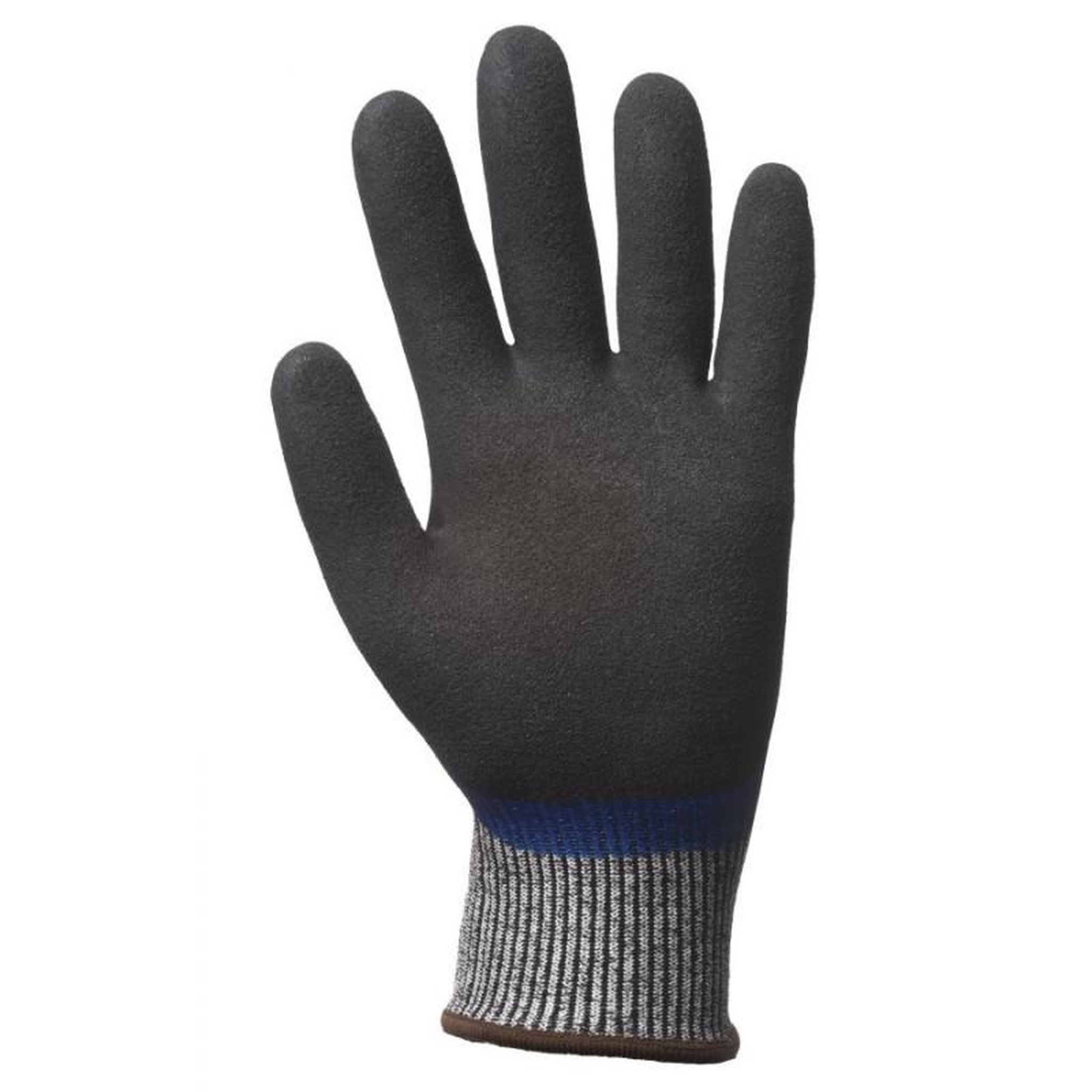 Voir la diapositive 2 : Coverguard Gant tricoté anti coupure EUROCUT N555 EUROTECHNIQUE double enduction bleu noir T10 COVERGUARD 1CRFN10