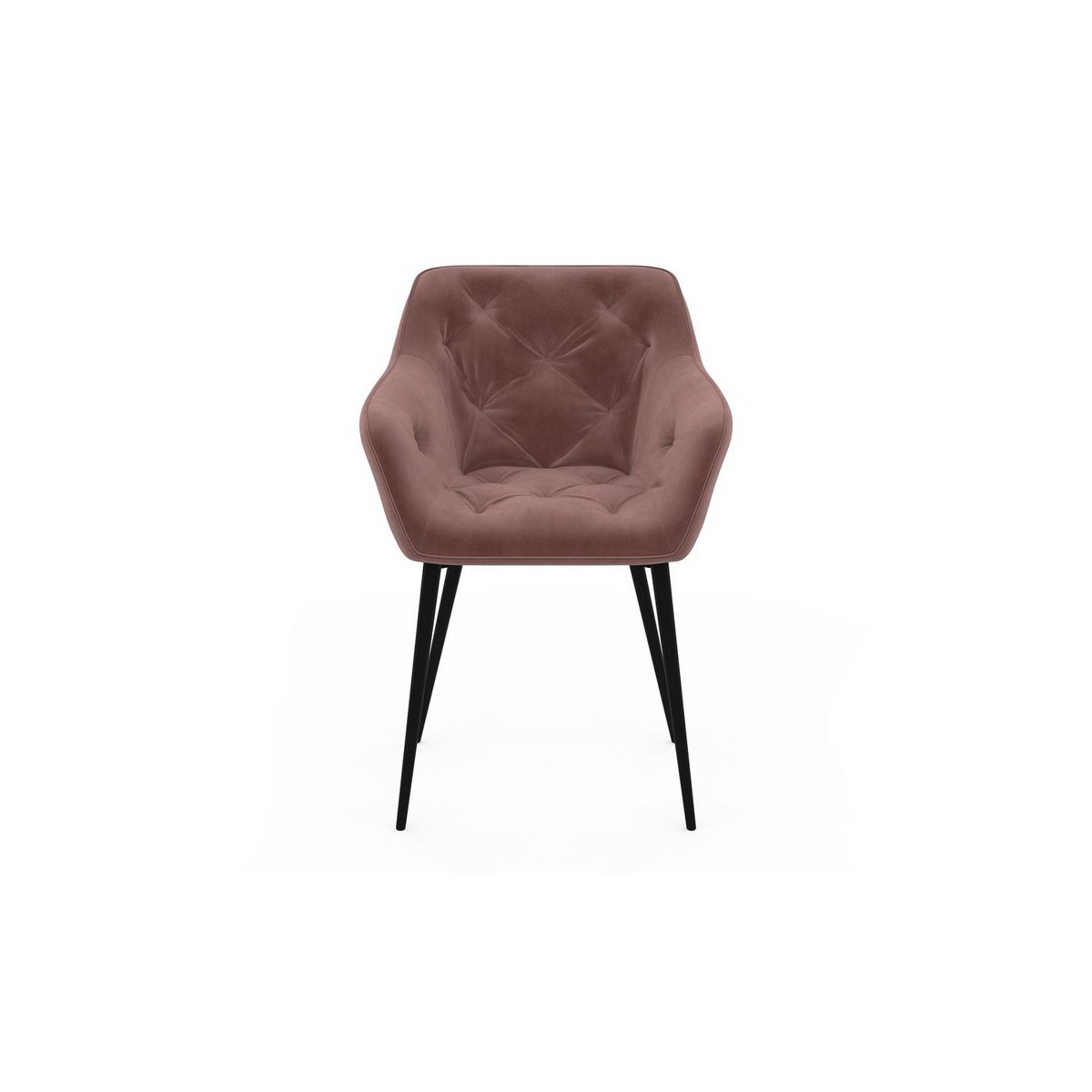 Lot de 2 chaises en velours capitonnée JULIETTE