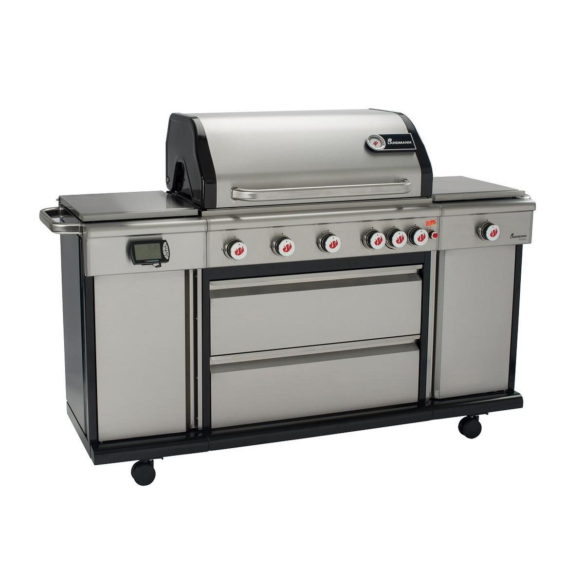 LANDMANN Barbecue gaz 7 brûleurs dont 1 latéral TRITON