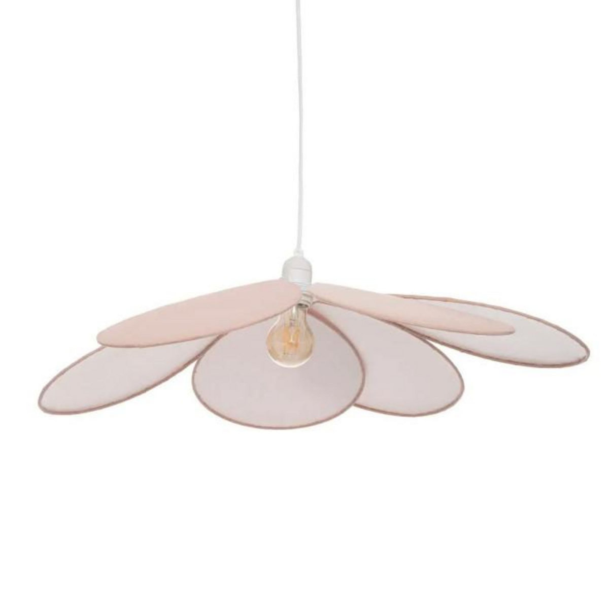 Atmosphera Kids Lampe Suspension Enfant  Pétale  64cm Rose