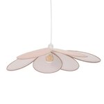 Atmosphera Kids Lampe Suspension Enfant  Pétale  64cm Rose