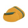 Voir la diapositive 6 : BJORN Set de table curve réversible - 6 pièces - Cuir recyclé jaune moutarde et vert sapin
