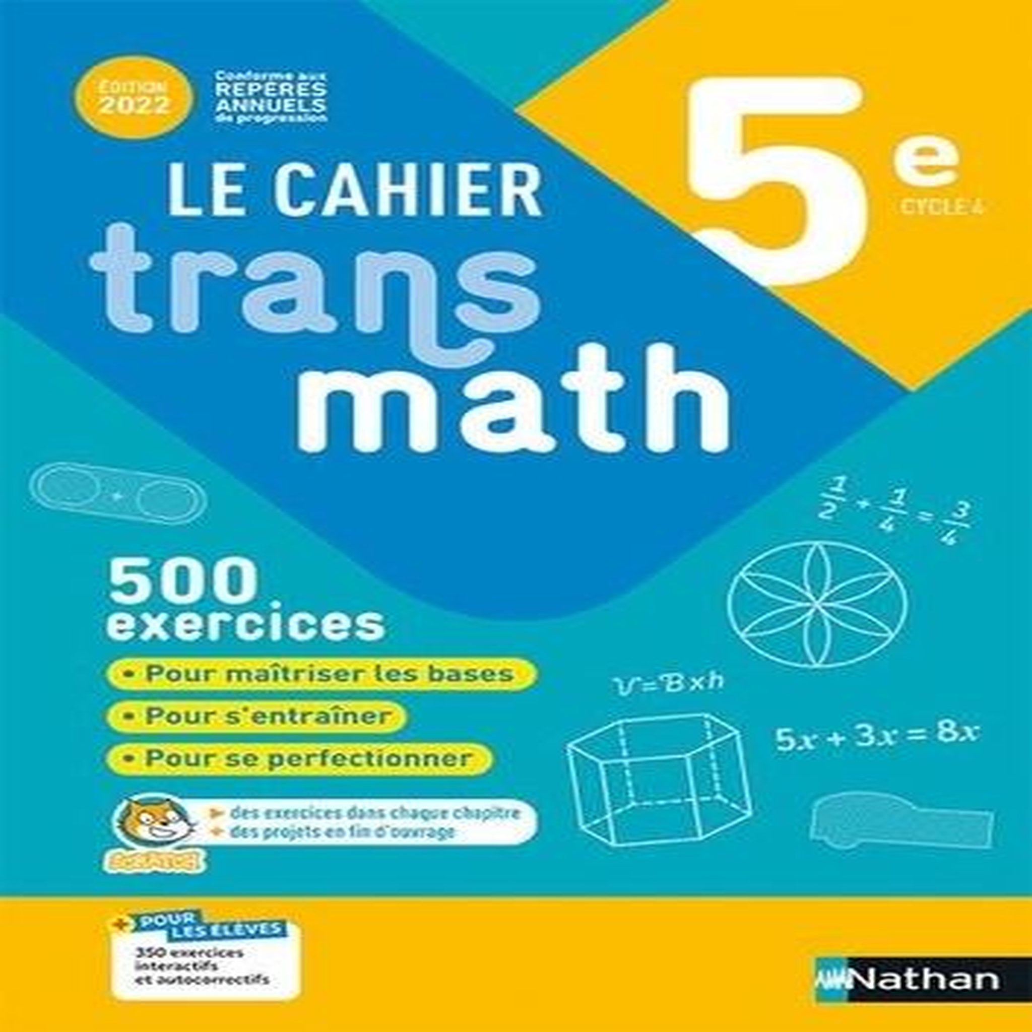 LE CAHIER TRANSMATH 5E. EDITION 2022, Malaval Joël