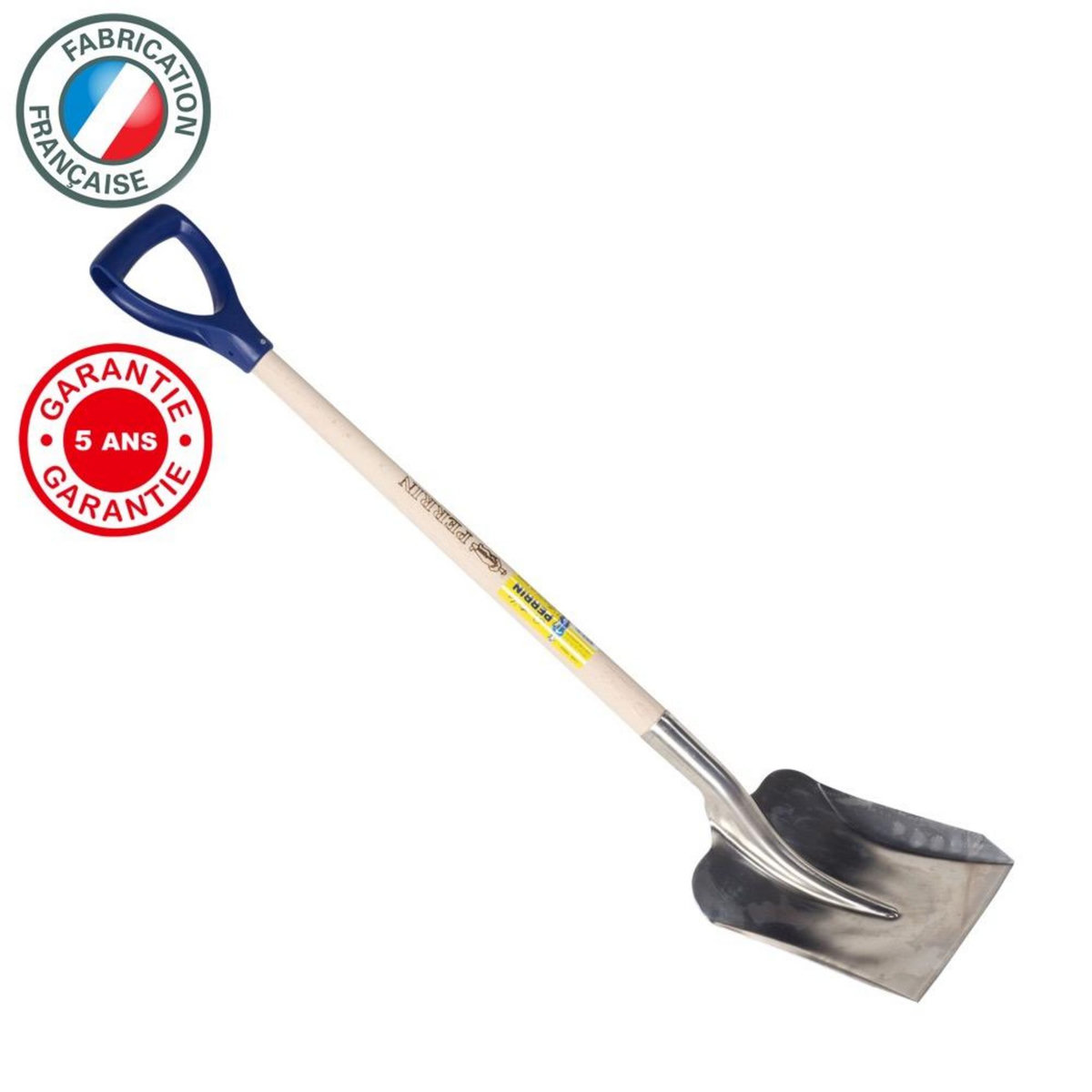 OUTILS PERRIN Pelle à neige auto alu manche 0,68 m poignée plastique, outil pour le déneigement