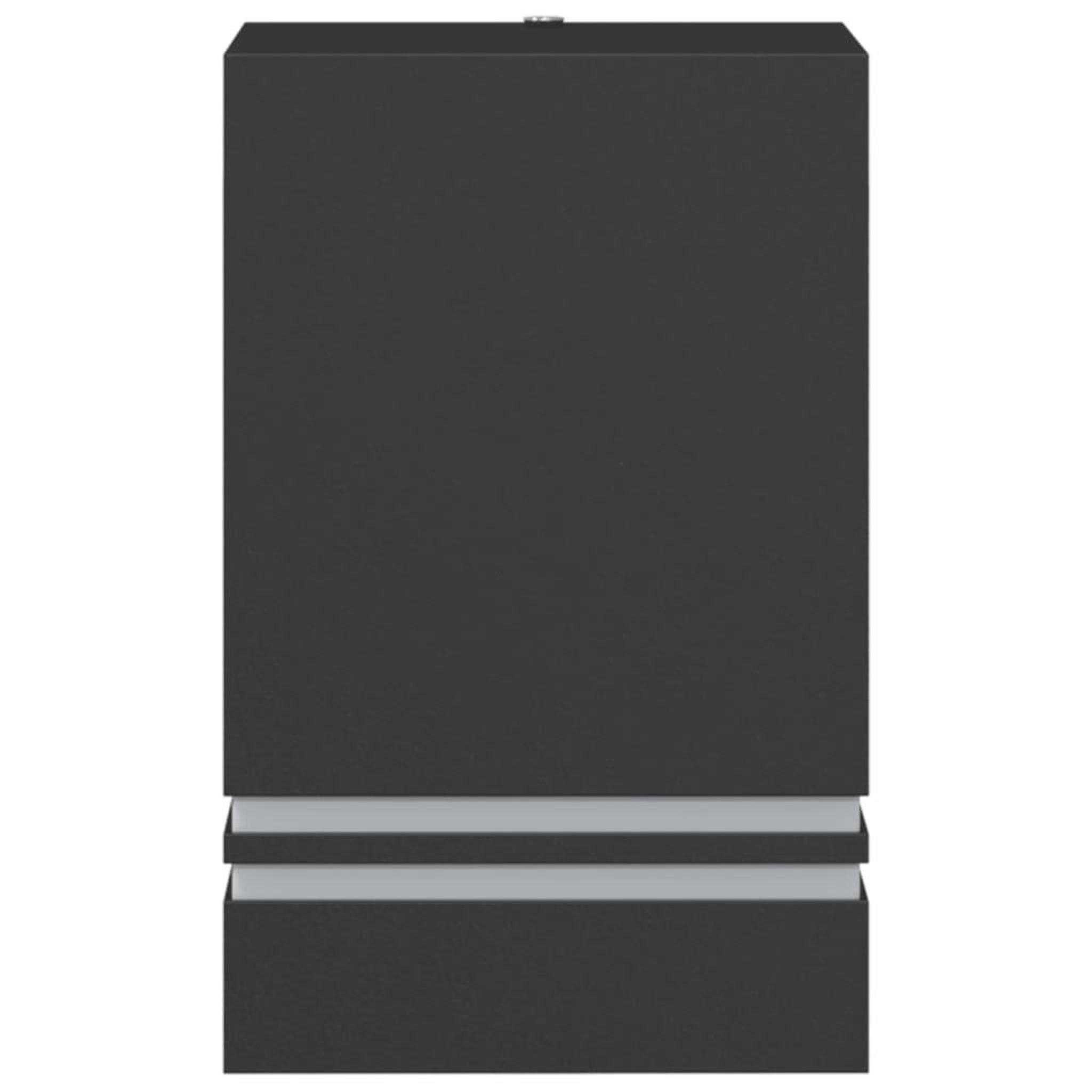 Voir la diapositive 4 : VIDAXL Appliques murales d'exterieur 2 pcs noir acier inoxydable