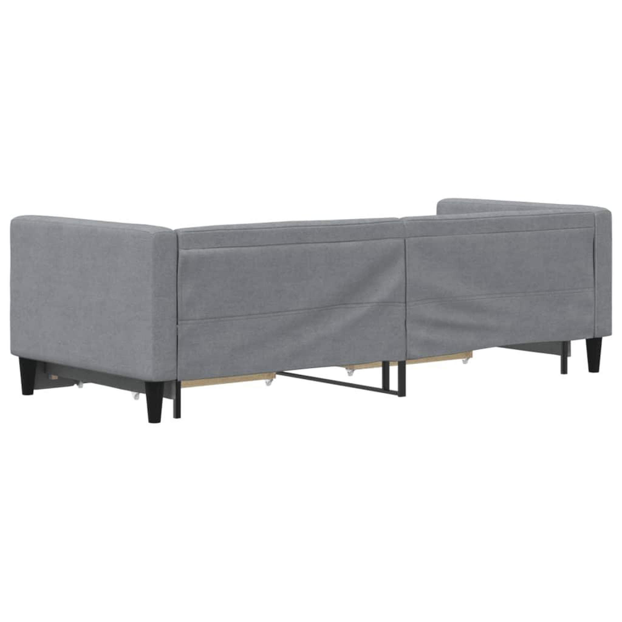 Voir la diapositive 5 : VIDAXL Lit de jour avec gigogne et tiroirs sans matelas 80x200 cm