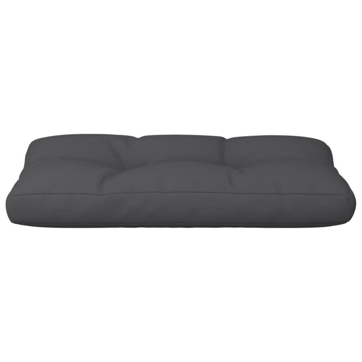 VIDAXL Coussin de palette noir 70x40x12 cm tissu