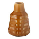 Paris Prix Vase Déco en Porcelaine  Ria  23cm Moutarde