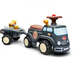 FALK Porteur Trotteur  - FALK - Food Truck - Volant directionnel - Remorque - Des 12 Mois - 100% Fabriqué en France