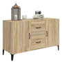 Voir la diapositive 4 : VIDAXL Buffet chene sonoma 100x36x60 cm bois d'ingenierie